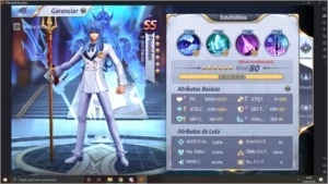 Conta TOP RANKING  lvl 57 Saint Seya Awakening A94 - Saint Seiya Awakening SSA