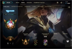 Conta LoL Ouro 4, 173 Skins - League of Legends