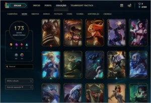 Conta LoL Ouro 4, 173 Skins - League of Legends