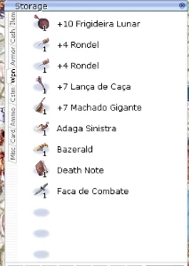 Itens Armas Ragnacool - Ragnarok Online
