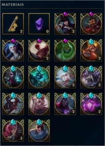 Conta veterana com 171 skins e ativa desde a season 2 - League of Legends LOL