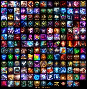 Conta veterana com 171 skins e ativa desde a season 2 - League of Legends LOL