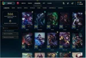 Conta de LoL / 414 skins /  Tds os Campeões - League of Legends