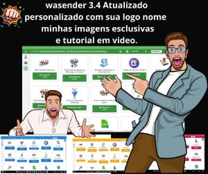 Wasender  3.4 personalizado com minhas imagens exclusivas - Serviços Digitais