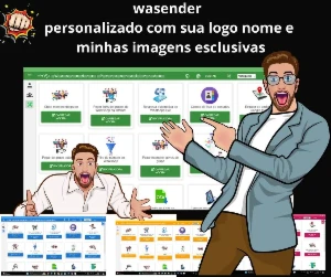 Wasender  3.7 personalizado e com botão de suporte .