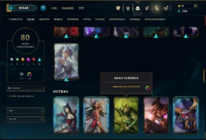 Prata 4 com 100 Champs e 80 Skins +1 Prestigio ( JG / SUP ) - League of Legends LOL