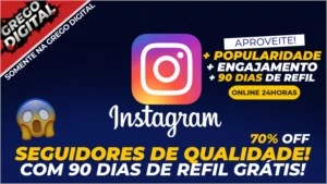 [Promoção] 5K Seguidores Instagram R$ 39,90 | Envio Rápido - Redes Sociais