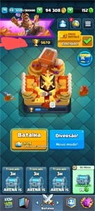 Conta com cartas level máximo - Clash Royale