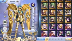 SAINT SEIYA AWAKENING - COM GEMAS AVANÇADAS E LIVROS SSA