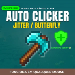 Auto Clicker Jitter/Butterfly Profissional: Minecraft & MMOs - Outros