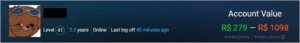 Conta steam 2.3 anos - Level 41 - 120 Jogos
