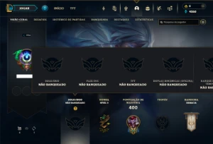 Unranked com 100 Champs e 46 Skins ( MID / TOP / JG ) - League of Legends LOL