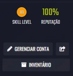 Vendo conta CSGO  lv18 GC com medalhas raras - Counter Strike