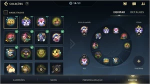ESMERALDA II + 7 Skins + 37 CAMPEÕES + PASSE WILD COMPLETO - League of Legends: Wild Rift LOL WR