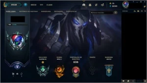 Conta LOL Atualmente platina, seasons anteriores diamante - League of Legends