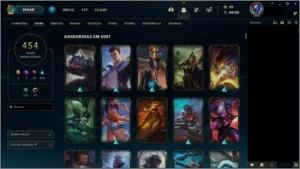 Conta LOL Atualmente platina, seasons anteriores diamante - League of Legends