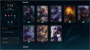 conta diamante  4 com muitas skins (ja foi chllenger) - League of Legends LOL