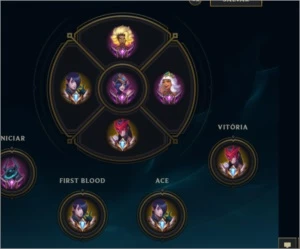 conta diamante  4 com muitas skins (ja foi chllenger) - League of Legends LOL