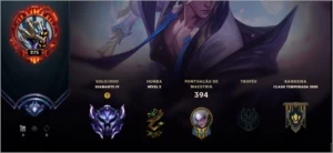 conta diamante  4 com muitas skins (ja foi chllenger) - League of Legends LOL