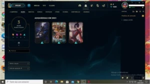CONTA OURO 4 + BRINDE - League of Legends LOL