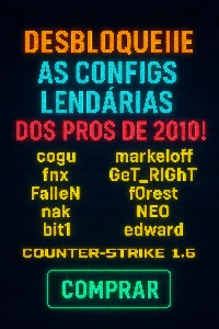 Pack de Configs dos Pros CS 1.6 - Counter Strike