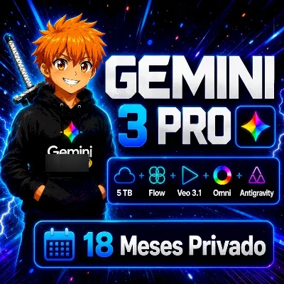 Google Gemini PRO 18 Meses - 30 dias de garantia - Inteligência Artificial