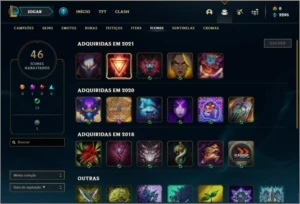 Conta platina 4 por 39 R$ com 30 champs e 1 skins - League of Legends LOL