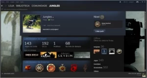 Conta steam com 140 jogos, GTAV ENTRE OUTROS