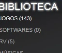 Conta steam com 140 jogos, GTAV ENTRE OUTROS