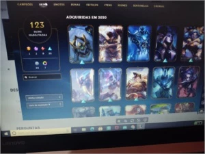 Conta Gold 4 full champ com 124 skins, 100k de EA e 2k de EL - League of Legends LOL