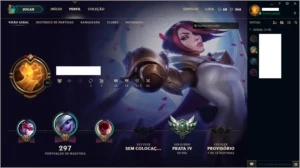 PRATA 4 BORDA GOLD - League of Legends LOL