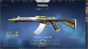 conta da valorant com várias skins de passe e de loja