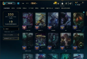Bronze 3 com 120 Champs e 57 Skins ( JG / TOP / SUP ) - League of Legends LOL