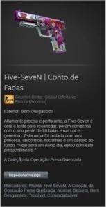 Five Seven Conto de Fadas WW - Counter Strike CS