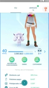 Conta pokemon go lv 40 - Pokémon