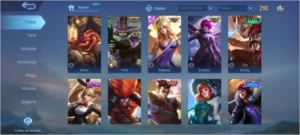 Conta Mítica, boa. - Mobile Legends