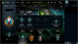 CONTA LOL PLATINA 4 - 121 SKINS ALL CHAMPS - League of Legends
