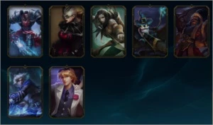 Conta Platina III flex, V na solo/duo 36 skins - League of Legends LOL