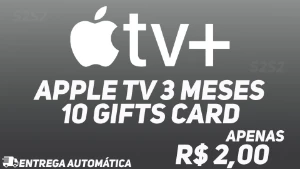 Apple Tv 10 Gifts (Codigos) Apenas R$ 2,00 [Envio Rapido] - Gift Cards