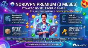 NordVPN Premium - 30D Garantia - Assinaturas e Premium