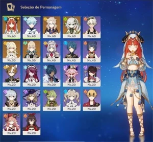 Nilou C1+Nahida+Albedo+Jean - Genshin Impact