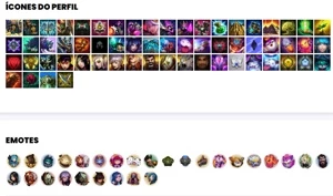 Conta ouro 2 com 47 Champs e 8 Skins - League of Legends LOL