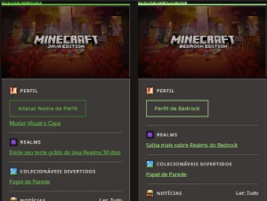 Minecraft Java & Bedrock com Capas  | Full Acesso | Sem Bans