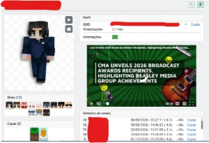 Minecraft Java & Bedrock com Capas  | Full Acesso | Sem Bans