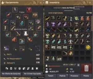 Conta BDO SA Sorc/Mago - POT HP - Carraca - Valtarra PEN - Black Desert