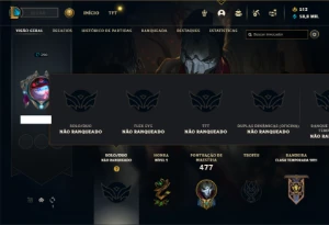 Unranked com TODOS os champs e 286 Skins ( MAIN ADC ) - League of Legends LOL