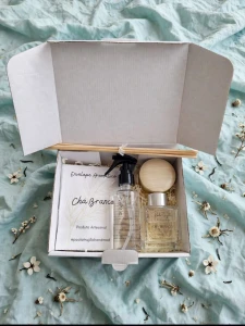 Kit Aromático com Difusor, Perfume, Vela e Envelope - Artesanato e Personalizados