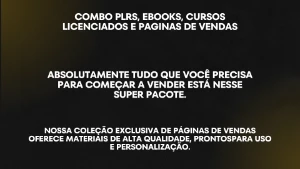 Combo Plrs Ebooks E Páginas De Vendas