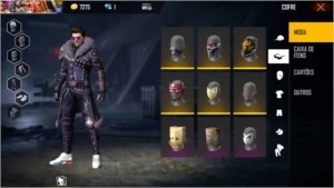 Conta FF NN gemada mais com itens raros - Free Fire