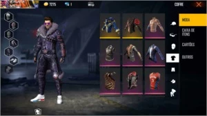 Conta FF NN gemada mais com itens raros - Free Fire